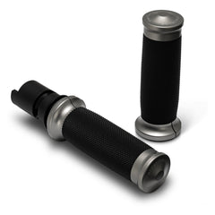 PM CONTOUR GRIP SET GUN METAL TBW 2024-25 TOURING 0063-2105m-gu