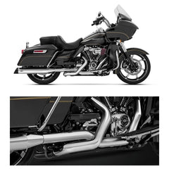 M8 Pro Dual head pipes Chrome Touring 2017- Up mf-7210905