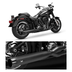 Performer 2 into 1 Black Softail 2008-2016 mf-7213602