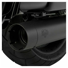 V46650 BLACK 4.5" OVERSIZED 450 SLIP-ON MUFFLERS FOR TOURING 17-20