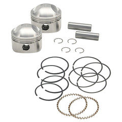 106-5528 S&S&REG; FORGED STOCK BORE STROKER PISTONS FOR 1936-&APOS;84 HD&REG; BIG TWINS - 3-7/16&QUOT; +.010&QUOT;