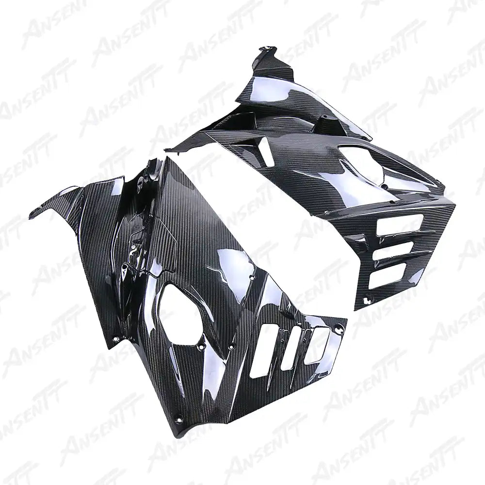 Carbon Fiber Side Infill Panels (Pair) for Aprilia RS660 2021-2024 - 2x2 Twill Glossy