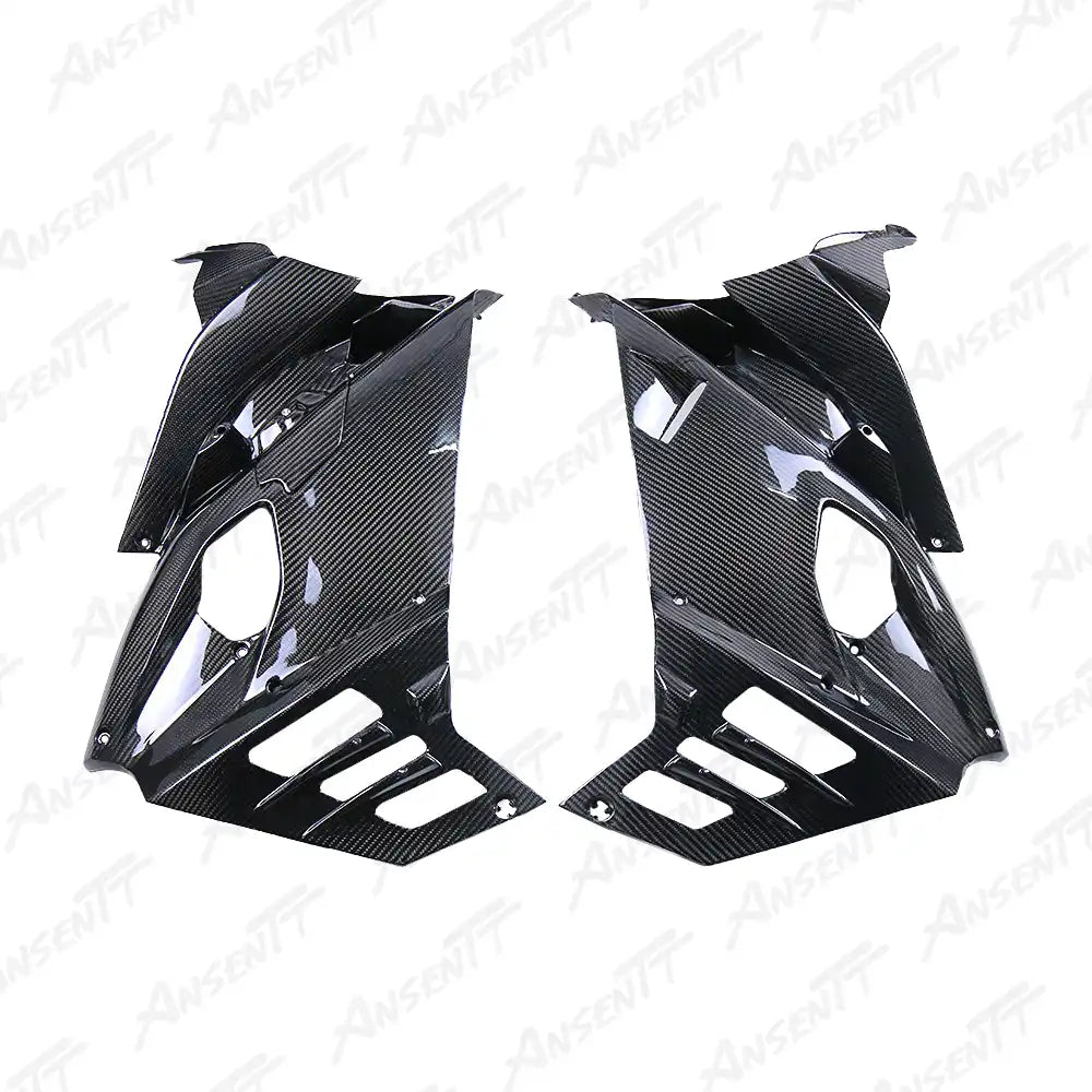Carbon Fiber Side Infill Panels (Pair) for Aprilia RS660 2021-2024 - 2x2 Twill Glossy