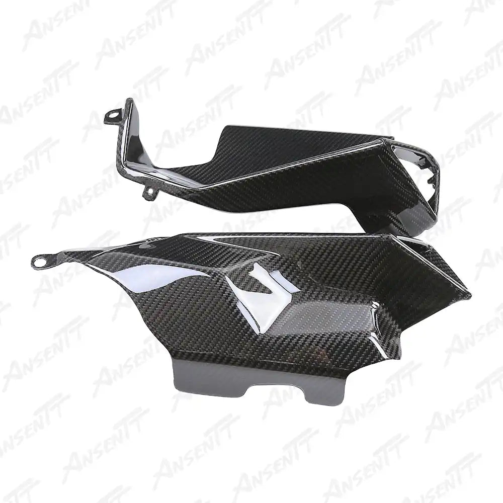 Carbon Fiber Exhaust Heat Shield for Aprilia RS660 2021-2024 - 2x2 Twill Glossy
