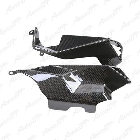 Carbon Fiber Exhaust Heat Shield for Aprilia RS660 2021-2024 - 2x2 Twill Glossy