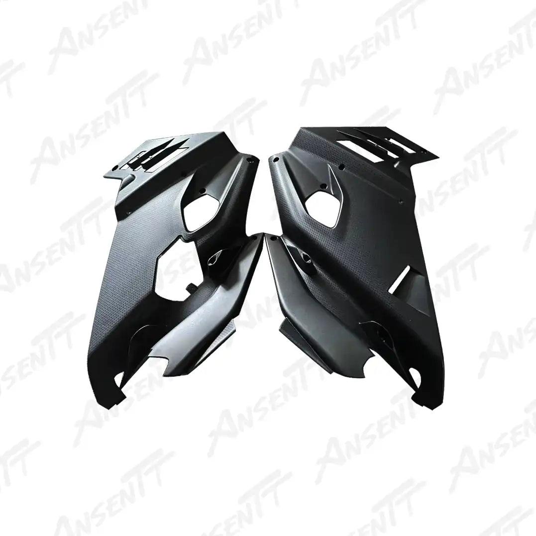 Carbon Fiber Side Infill Panels (Pair) for Aprilia RS660 2021-2024 - 2x2 Twill Glossy