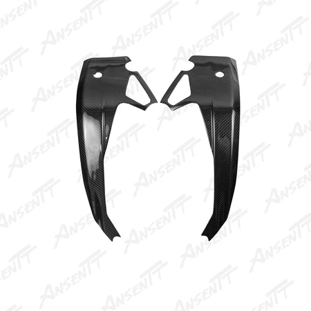 Carbon Fiber Frame Covers (Pair) for Aprilia RS660 2021-2024 - 2x2 Twill Glossy