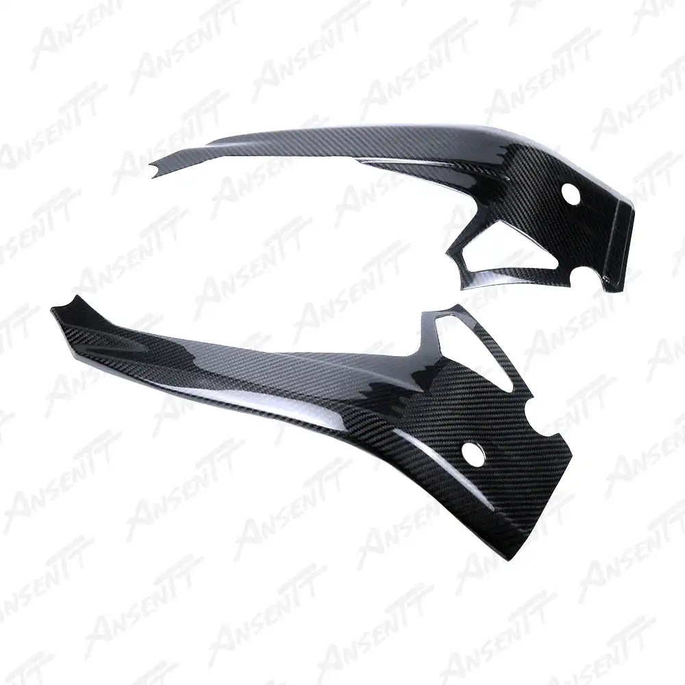 Carbon Fiber Frame Covers (Pair) for Aprilia RS660 2021-2024 - 2x2 Twill Glossy