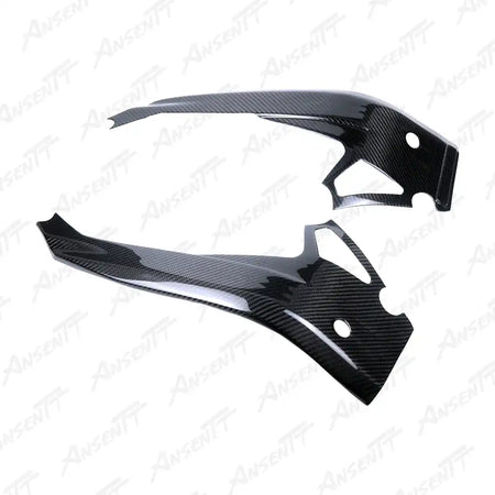 Carbon Fiber Frame Covers (Pair) for Aprilia RS660 2021-2024 - 2x2 Twill Glossy