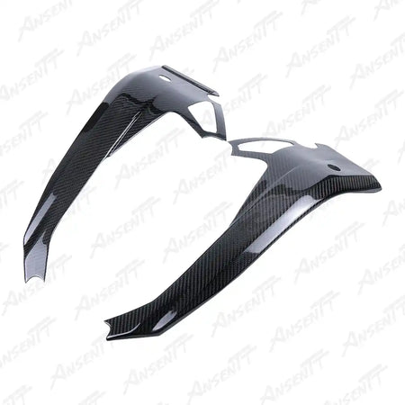 Carbon Fiber Frame Covers (Pair) for Aprilia RS660 2021-2024 - 2x2 Twill Glossy