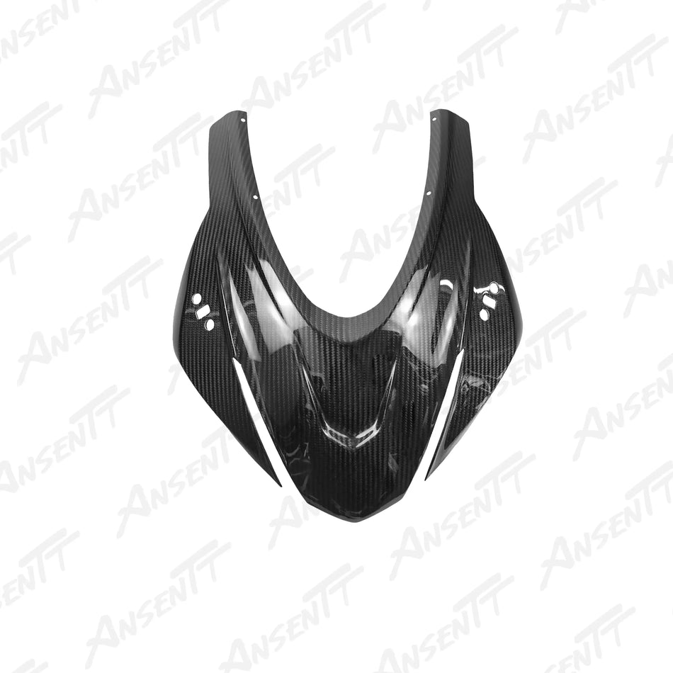Carbon Fiber Front Upper Nose Fairing for Aprilia RS660 2021-2024 - 2x2 Twill Glossy