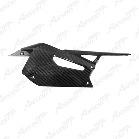 Carbon Fiber Swingarm Cover with Chain Guard for Aprilia RS660 2021-2024 - 2x2 Twill Glossy