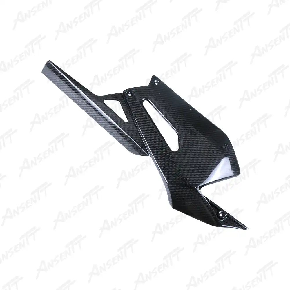 Carbon Fiber Swingarm Cover with Chain Guard for Aprilia RS660 2021-2024 - 2x2 Twill Glossy