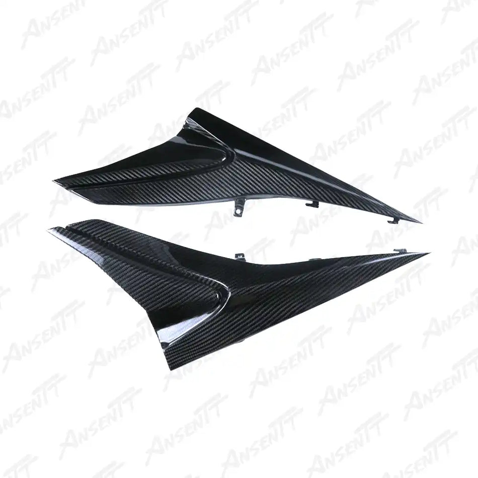 Carbon Fiber Under Seat Side Fairings (Pair) for Aprilia RS660 2021-2024 - 2x2 Twill Glossy