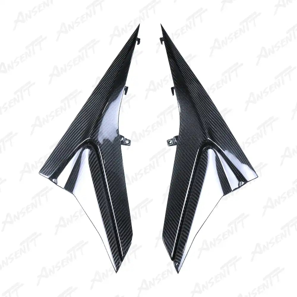 Carbon Fiber Under Seat Side Fairings (Pair) for Aprilia RS660 2021-2024 - 2x2 Twill Glossy