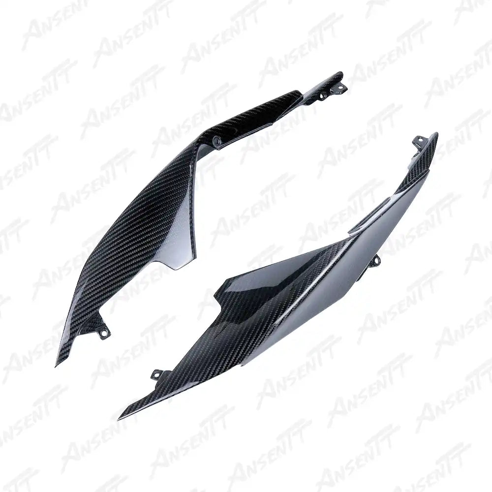 Carbon Fiber Rear Upper Tail Side Panels (Pair) for Aprilia RS660 2021-2024 - 2x2 Twill Glossy