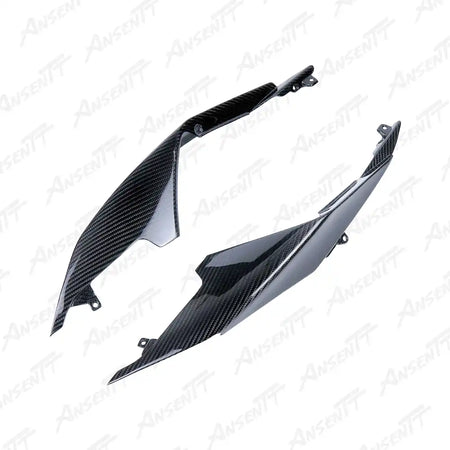 Carbon Fiber Rear Upper Tail Side Panels (Pair) for Aprilia RS660 2021-2024 - 2x2 Twill Glossy