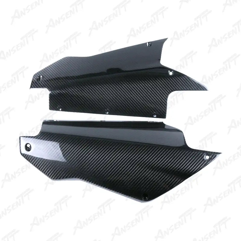 Carenagem Inferior em Fibra de Carbono para Aprilia RS660 2021-2024 - Sarja 2x2 Brilhante