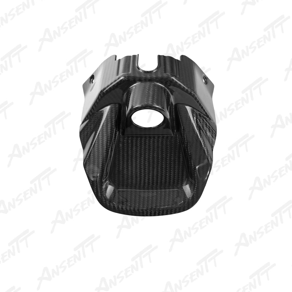 Carbon Fiber Ignition Key Switch Cover for Aprilia RS660 2021-2024 - 2x2 Twill Glossy
