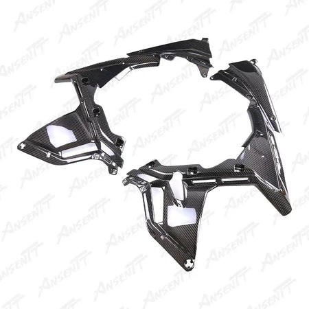 Carbon Fiber Side Infill Panels (Pair) for Aprilia RSV4 2021-2024 - 2x2 Twill Glossy