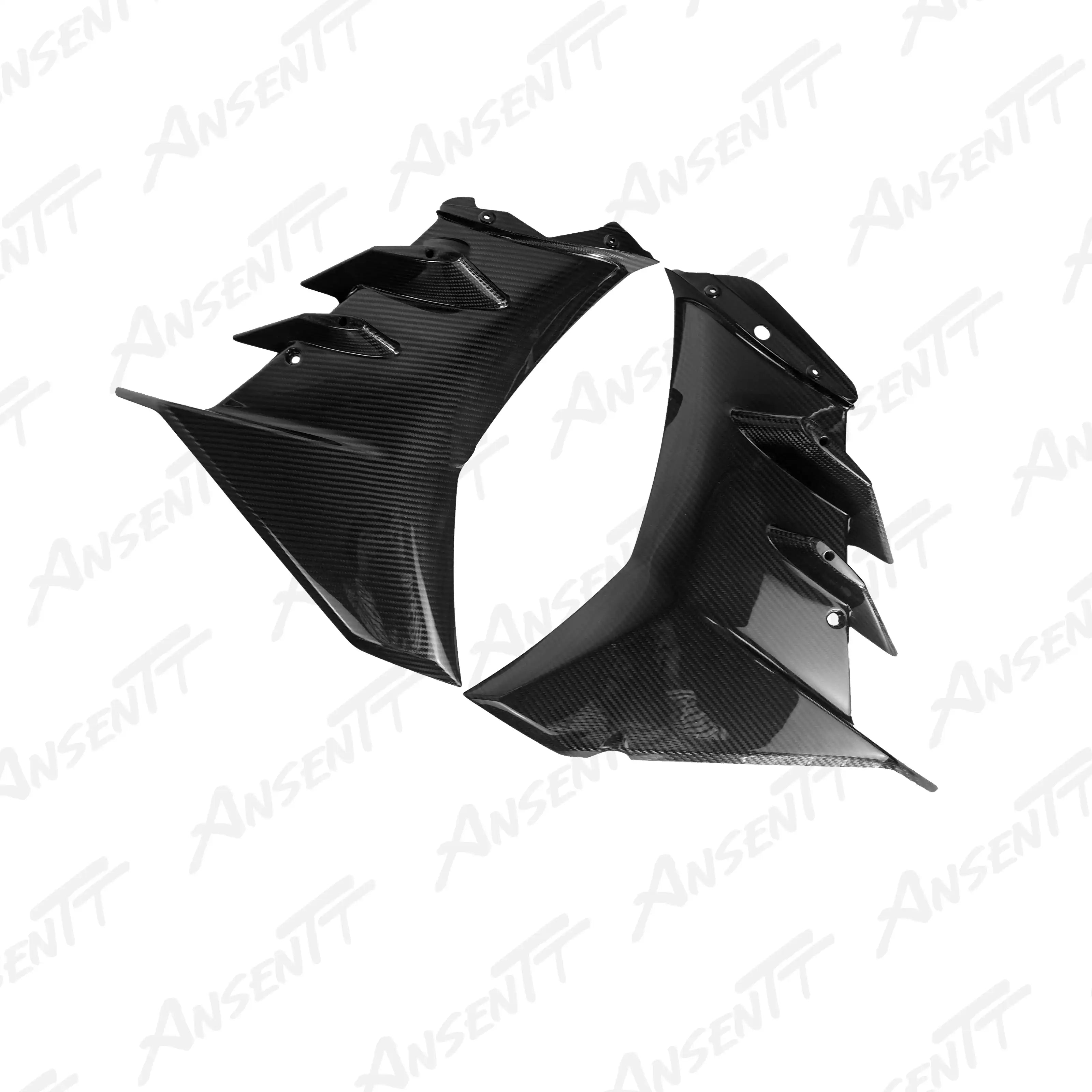 Carbon Fiber Side Fairing Panels (Pair) for Aprilia RSV4 2021-2024 - 2x2 Twill Glossy