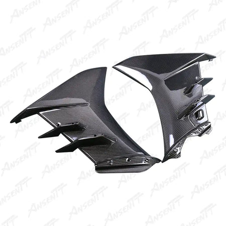 Carbon Fiber Side Fairing Panels (Pair) for Aprilia RSV4 2021-2024 - 2x2 Twill Glossy