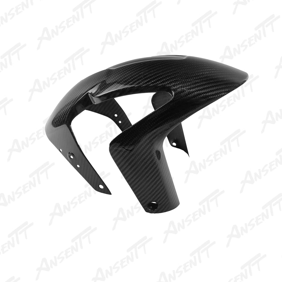 Carbon Fiber Front Fender for Aprilia RSV4 2021-2024 - 2x2 Twill Glossy