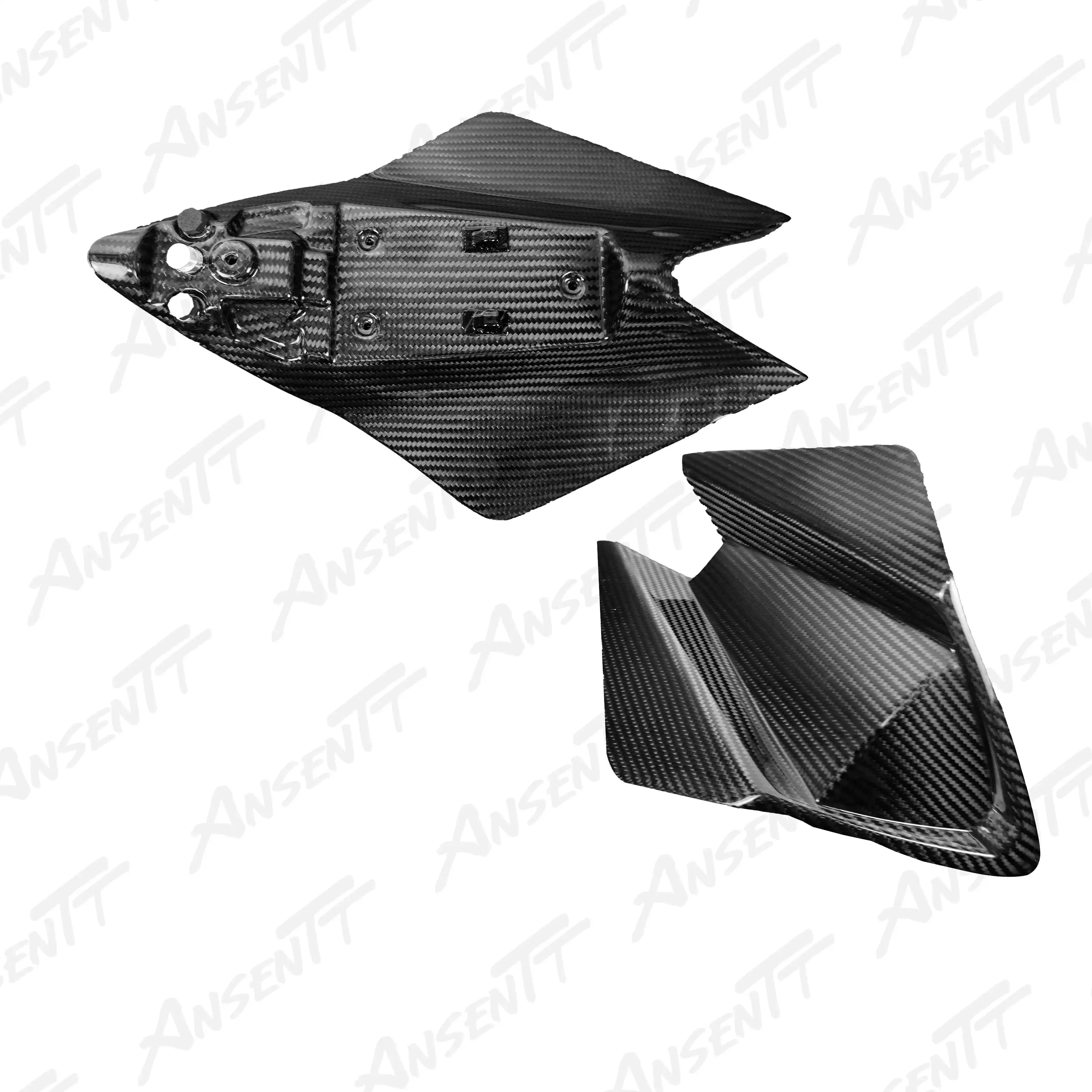 Carbon Fiber Rear Seat Cowl Cover for Aprilia RSV4 2021-2024 - 2x2 Twill Glossy