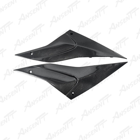 Carbon Fiber Under Seat Side Panels (Pair) for Aprilia RSV4 2021-2024 - 2x2 Twill Glossy
