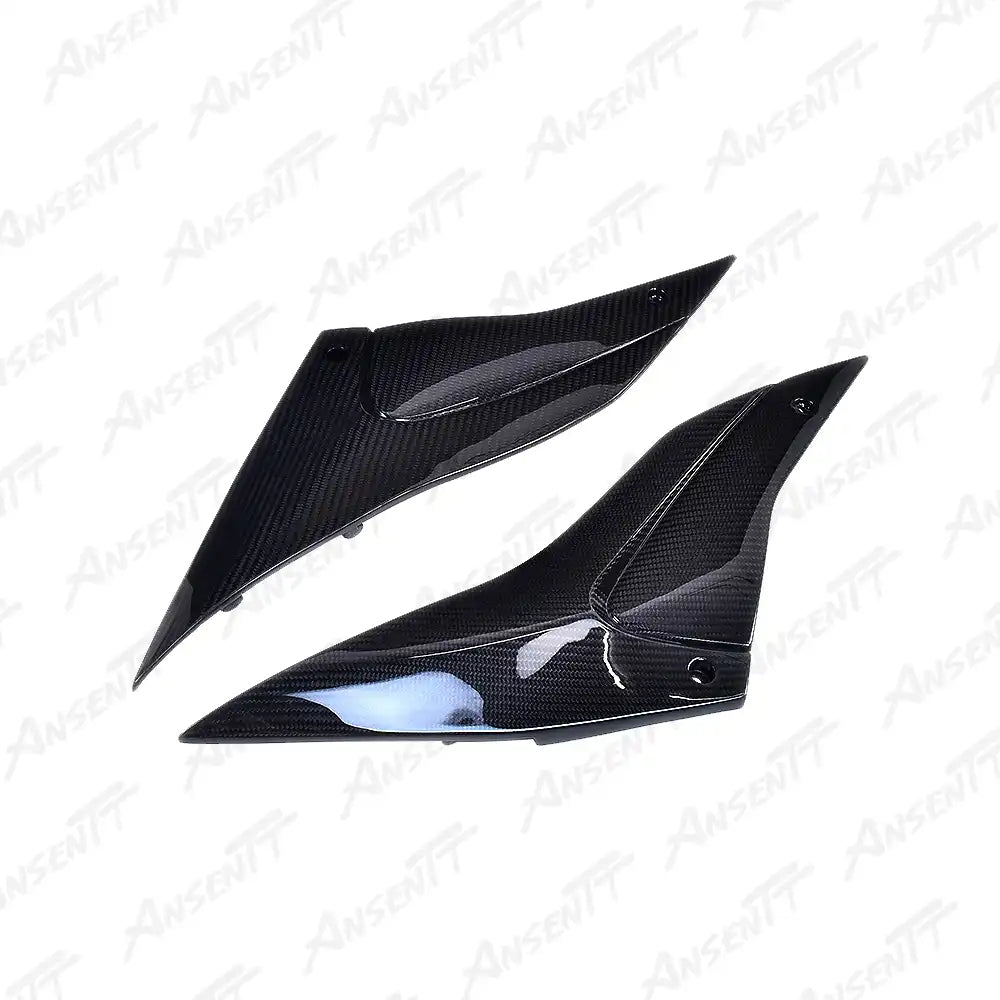 Carbon Fiber Under Seat Side Panels (Pair) for Aprilia RSV4 2021-2024 - 2x2 Twill Glossy