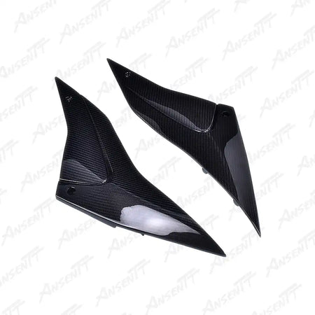 Carbon Fiber Under Seat Side Panels (Pair) for Aprilia RSV4 2021-2024 - 2x2 Twill Glossy