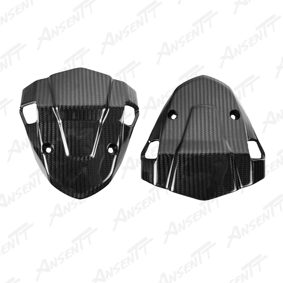 Carbon Fiber Dashboard Back Cover for Aprilia RSV4 2021-2024 - 2x2 Twill Glossy