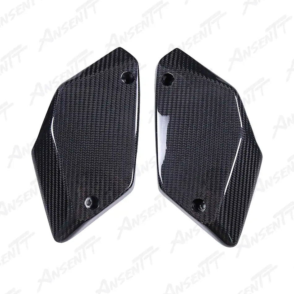 Carbon Fiber Radiator Side Fairing Panels (Pair) for BMW F900XR 2019-2024 - 2x2 Twill Glossy
