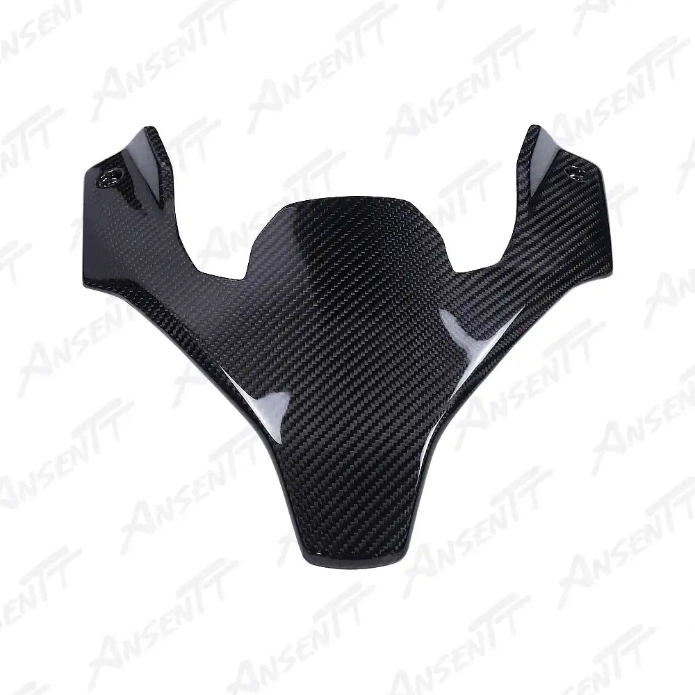 Carbon Fiber Front Fairing Upper Center Panel for BMW F900XR 2019-2024 - 2x2 Twill Glossy