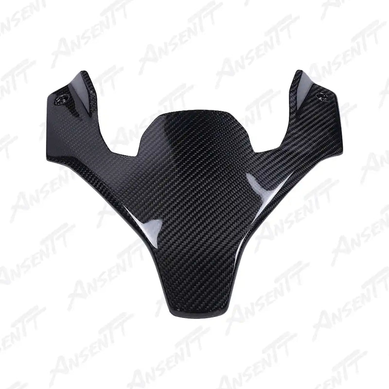 Panel central superior de carenado delantero de fibra de carbono para BMW F900XR 2019-2024 - Sarga 2x2 Brillante