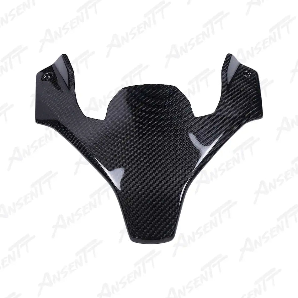 Carbon Fiber Front Fairing Upper Center Panel for BMW F900XR 2019-2024 - 2x2 Twill Glossy