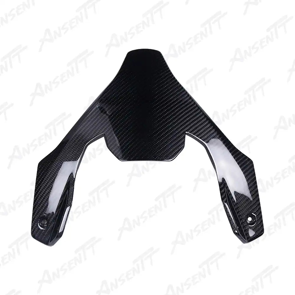 Carbon Fiber Front Fairing Upper Center Panel for BMW F900XR 2019-2024 - 2x2 Twill Glossy