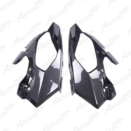 Carbon Fiber Headlight Surround Covers (Pair) for BMW F900XR 2019-2024 - 2x2 Twill Glossy