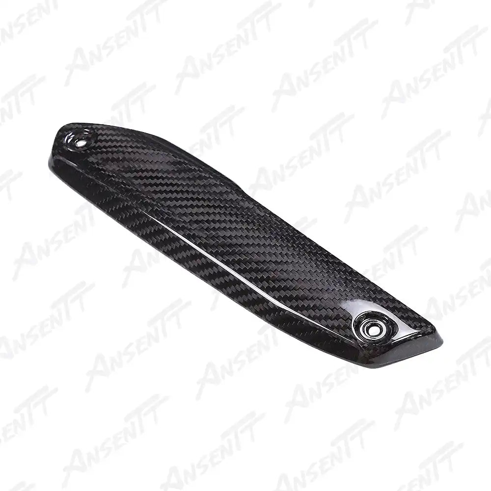 Carbon Fiber Front Exhaust Heat Shield for BMW F900XR 2019-2024 - 2x2 Twill Glossy
