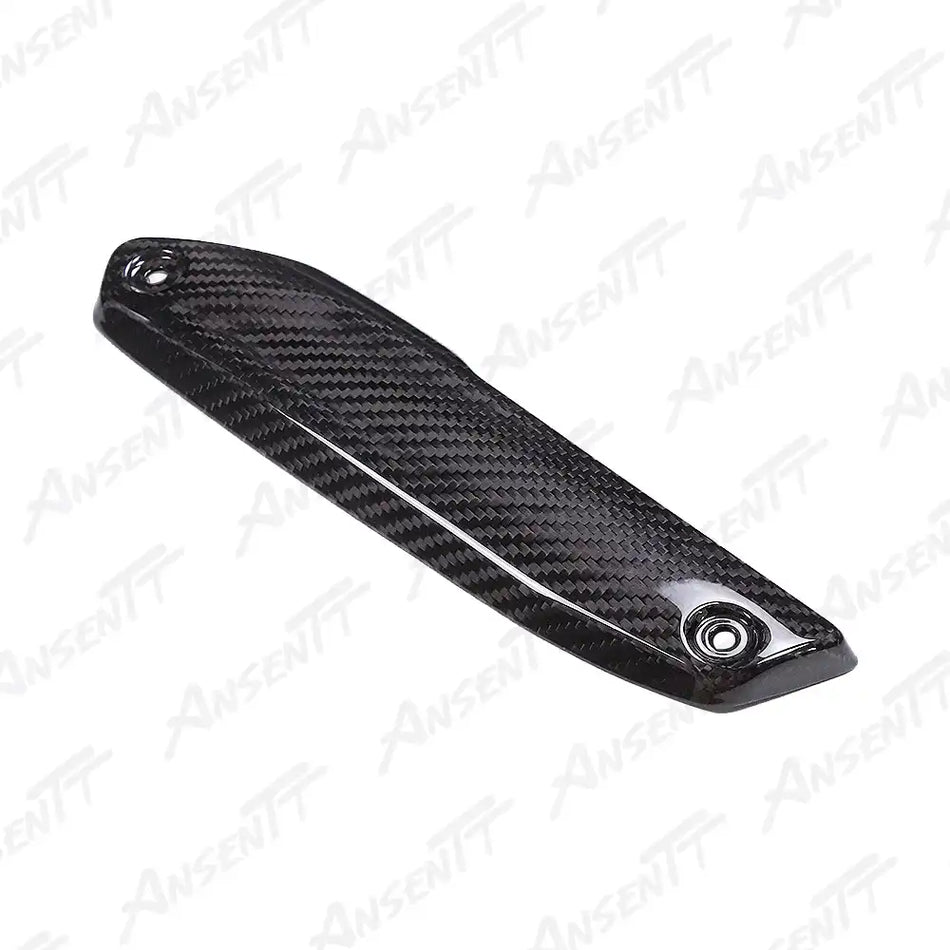 Carbon Fiber Front Exhaust Heat Shield for BMW F900XR 2019-2024 - 2x2 Twill Glossy