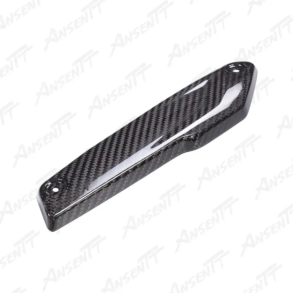 Carbon Fiber Front Exhaust Heat Shield for BMW F900XR 2019-2024 - 2x2 Twill Glossy