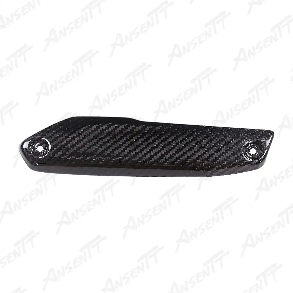 Carbon Fiber Front Exhaust Heat Shield for BMW F900XR 2019-2024 - 2x2 Twill Glossy