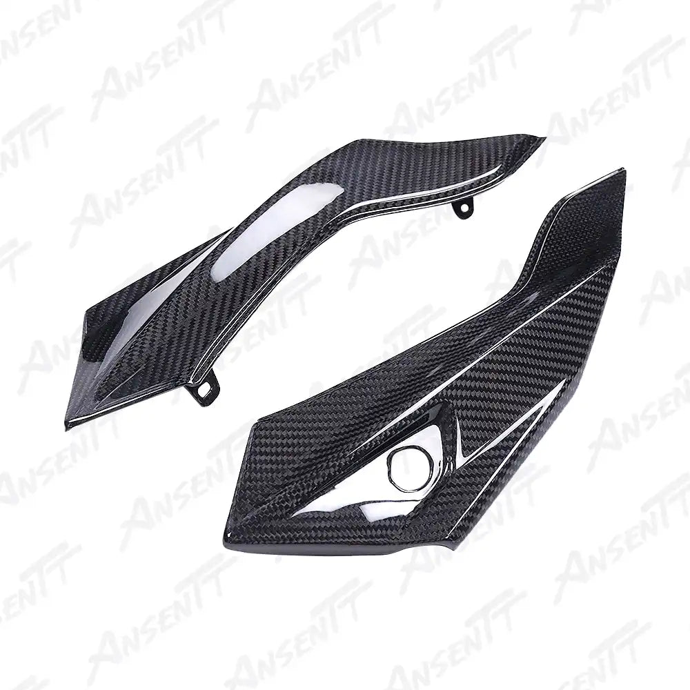 Carbon Fiber Rear Tail Side Fairings (Pair) for BMW F900XR 2019-2024 - 2x2 Twill Glossy