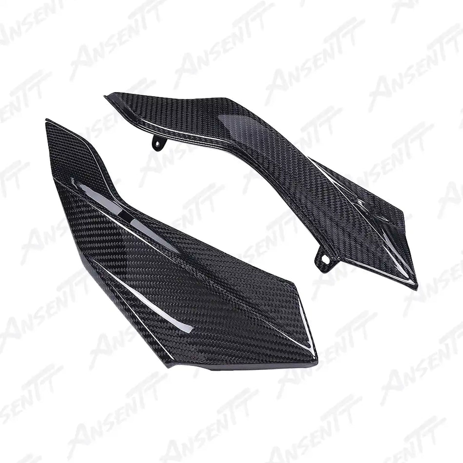 Carbon Fiber Rear Tail Side Fairings (Pair) for BMW F900XR 2019-2024 - 2x2 Twill Glossy