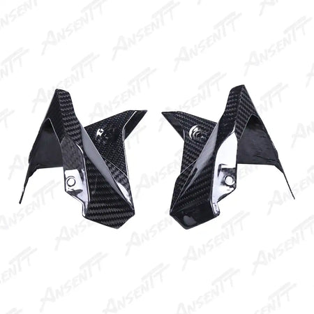 Carbon Fiber Dashboard Side Panels (Pair) for BMW F900XR 2019-2024 - 2x2 Twill Glossy