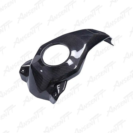 Carbon Fiber Front Center Fuel Tank Cover for BMW F900XR 2019-2024 - 2x2 Twill Glossy