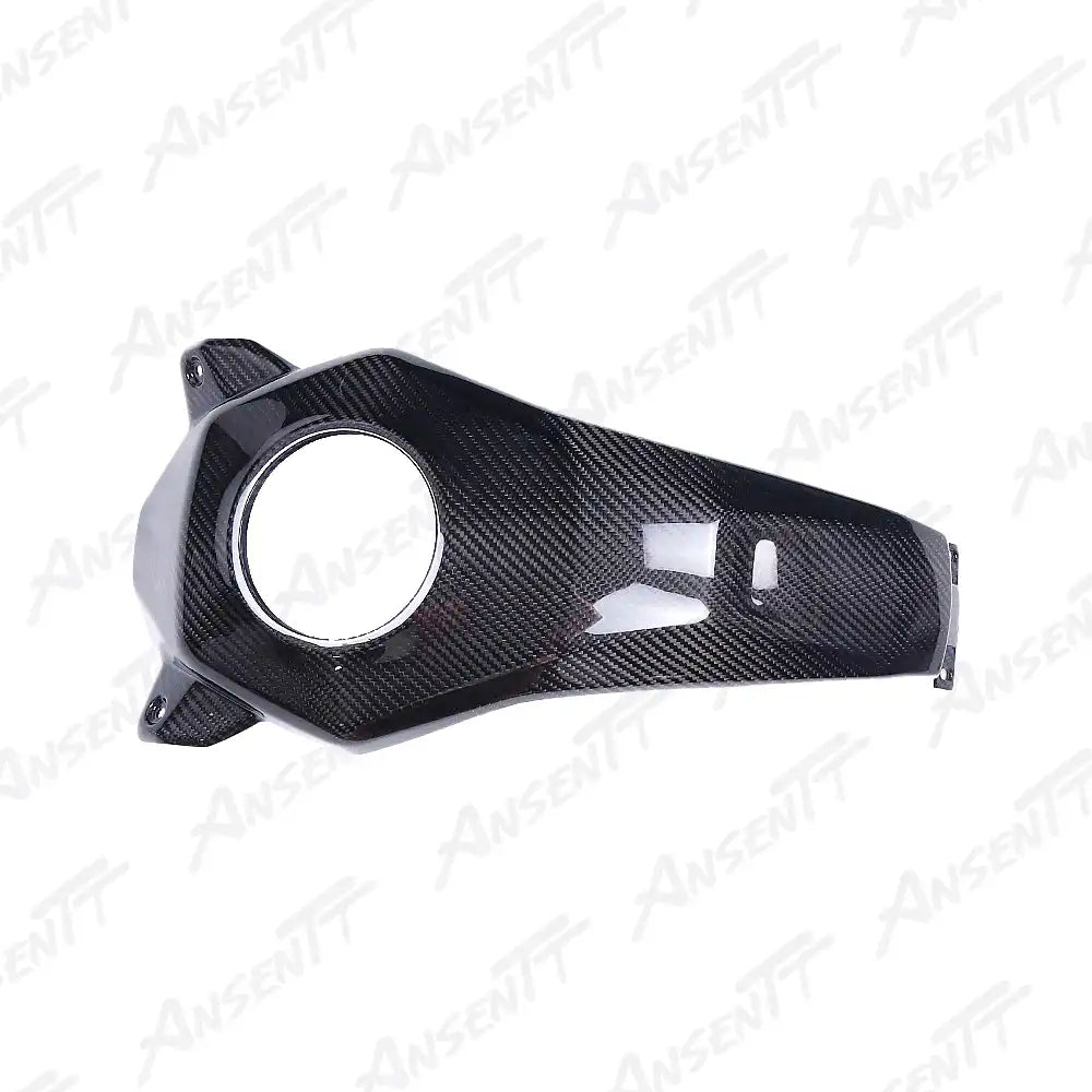Carbon Fiber Front Center Fuel Tank Cover for BMW F900XR 2019-2024 - 2x2 Twill Glossy