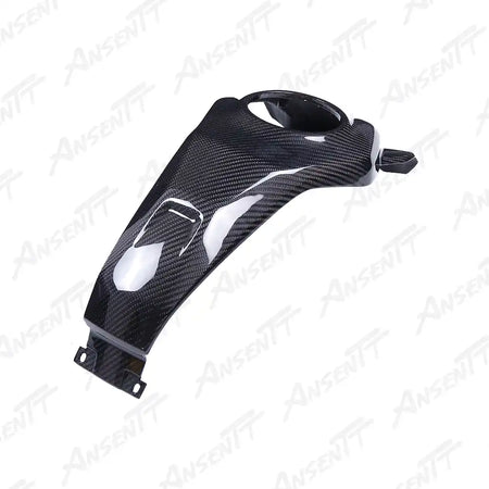 Carbon Fiber Front Center Fuel Tank Cover for BMW F900XR 2019-2024 - 2x2 Twill Glossy