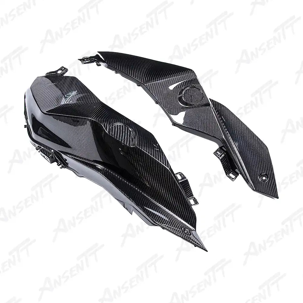 Carbon Fiber Front Fuel Tank Side Fairings (Pair) for BMW F900XR 2019-2024 - 2x2 Twill Glossy