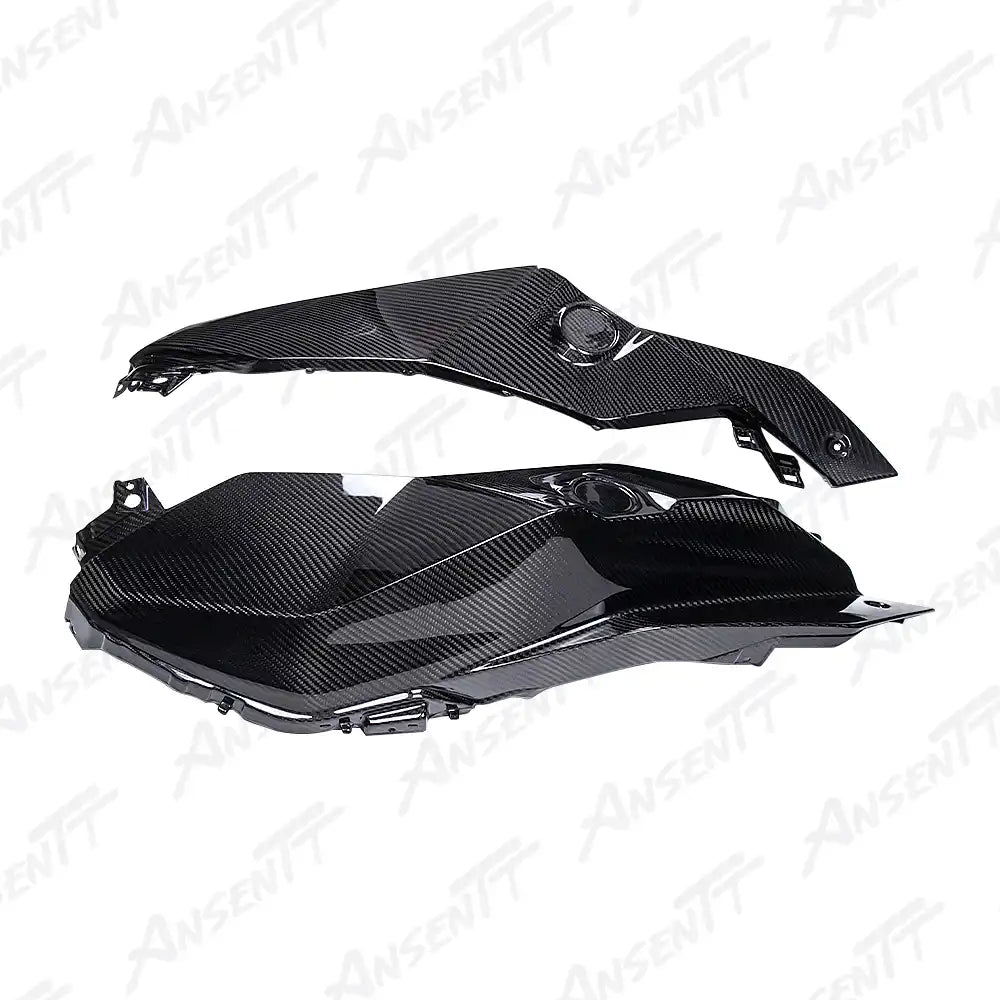 Carbon Fiber Front Fuel Tank Side Fairings (Pair) for BMW F900XR 2019-2024 - 2x2 Twill Glossy